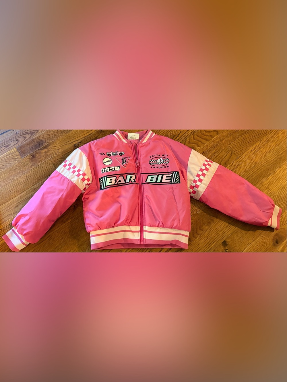 Barbie Bomber Jacket, Size 6-6X, EUC